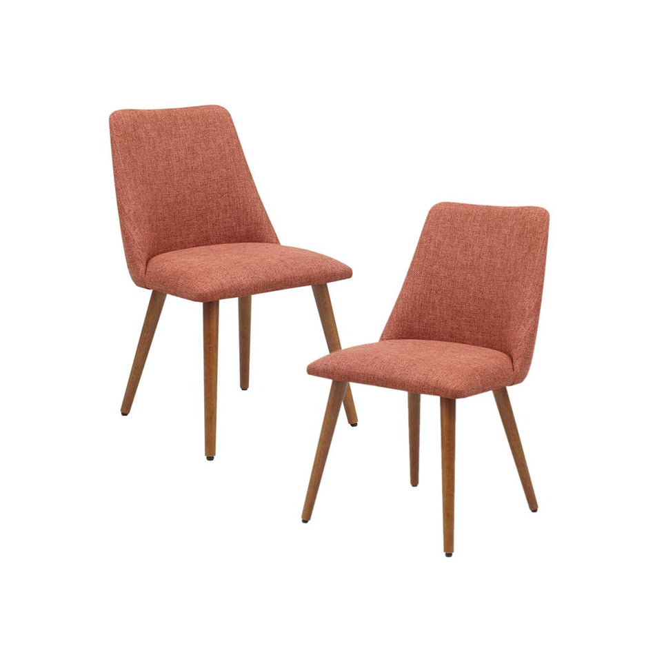Nadia Dining Chair Set of 2 - Orange