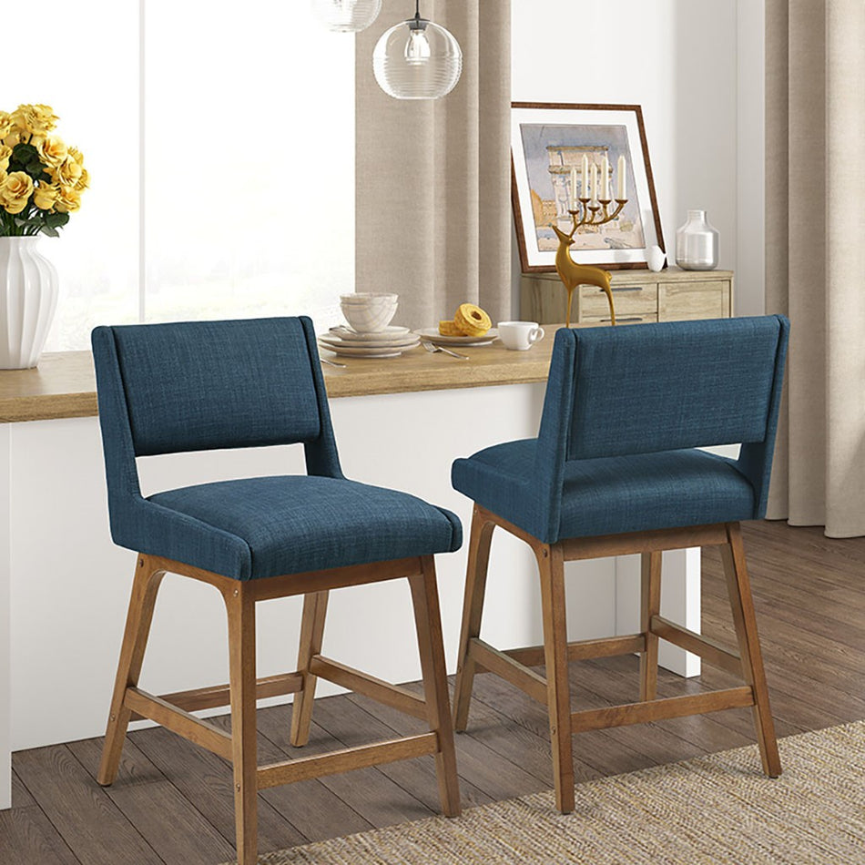 Boomerang Counter Stool - Navy