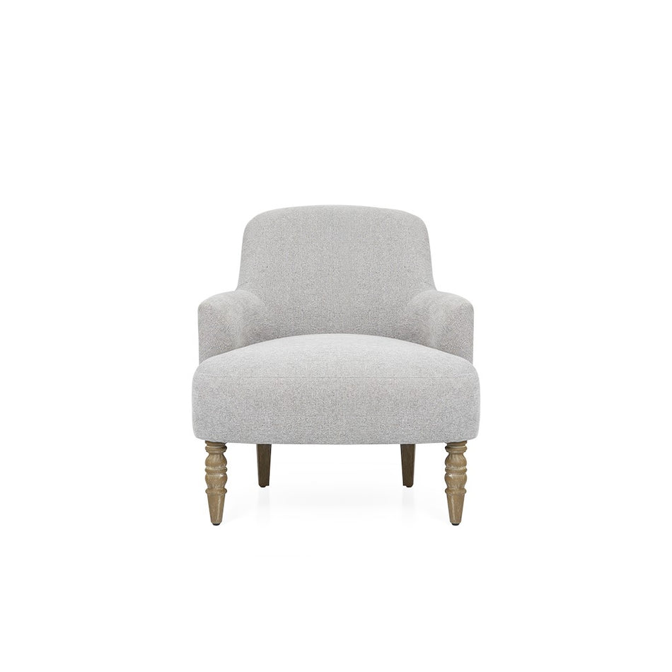 Jada Upholstered Accent Chair - Light Grey