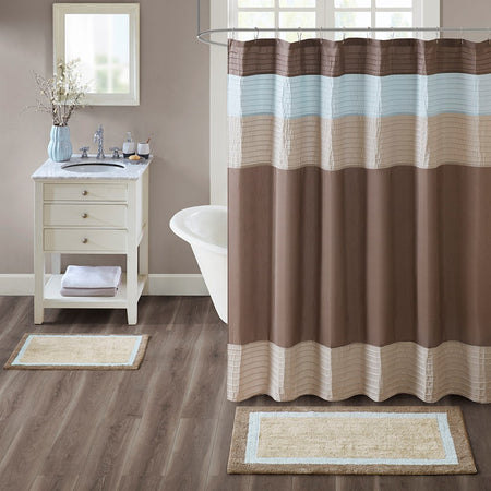 Madison Park Amherst Cotton Tufted Bath Rug - Blue  - 20x30" Shop Online & Save - ExpressHomeDirect.com