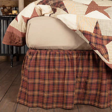 Mayflower Market Abilene Star Queen Bed Skirt 60x80x16 By VHC Brands
