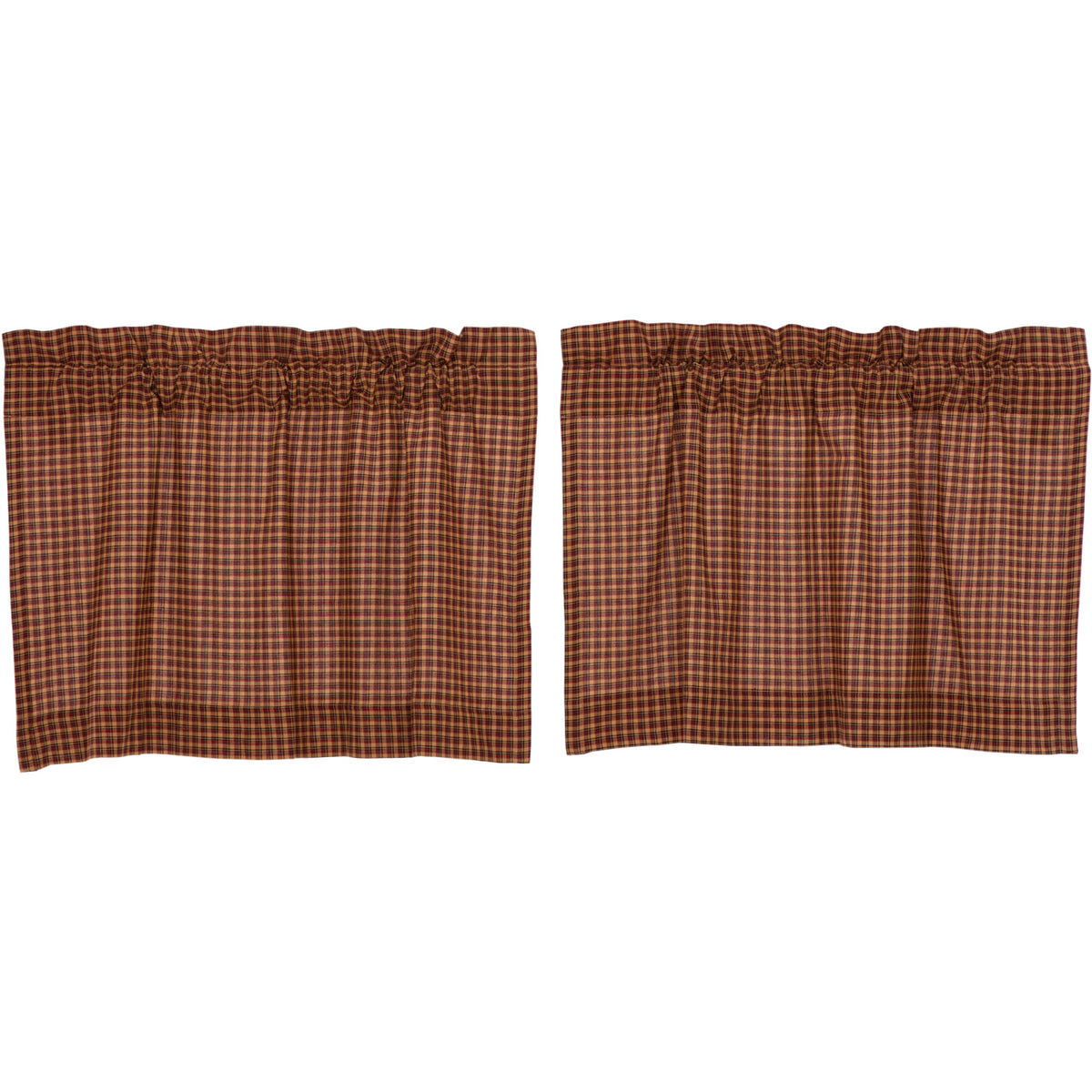 Mayflower Market Patriotic Patch Plaid Tier Set of 2 L24xW36 By VHC Brands