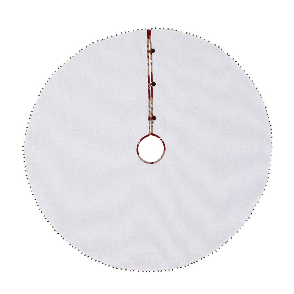 Seasons Crest Vintage Stripe Tree Skirt 48 By VHC Brands