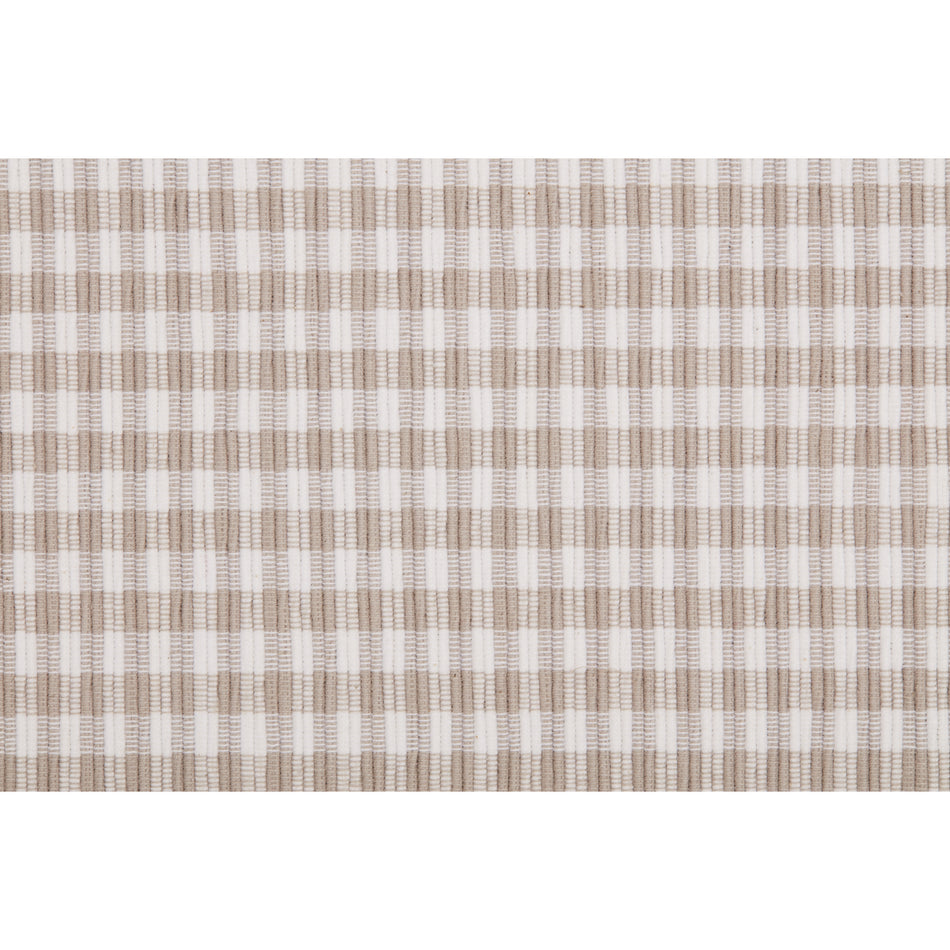 April & Olive Tara Grey Ribbed Runner 13x90 By VHC Brands