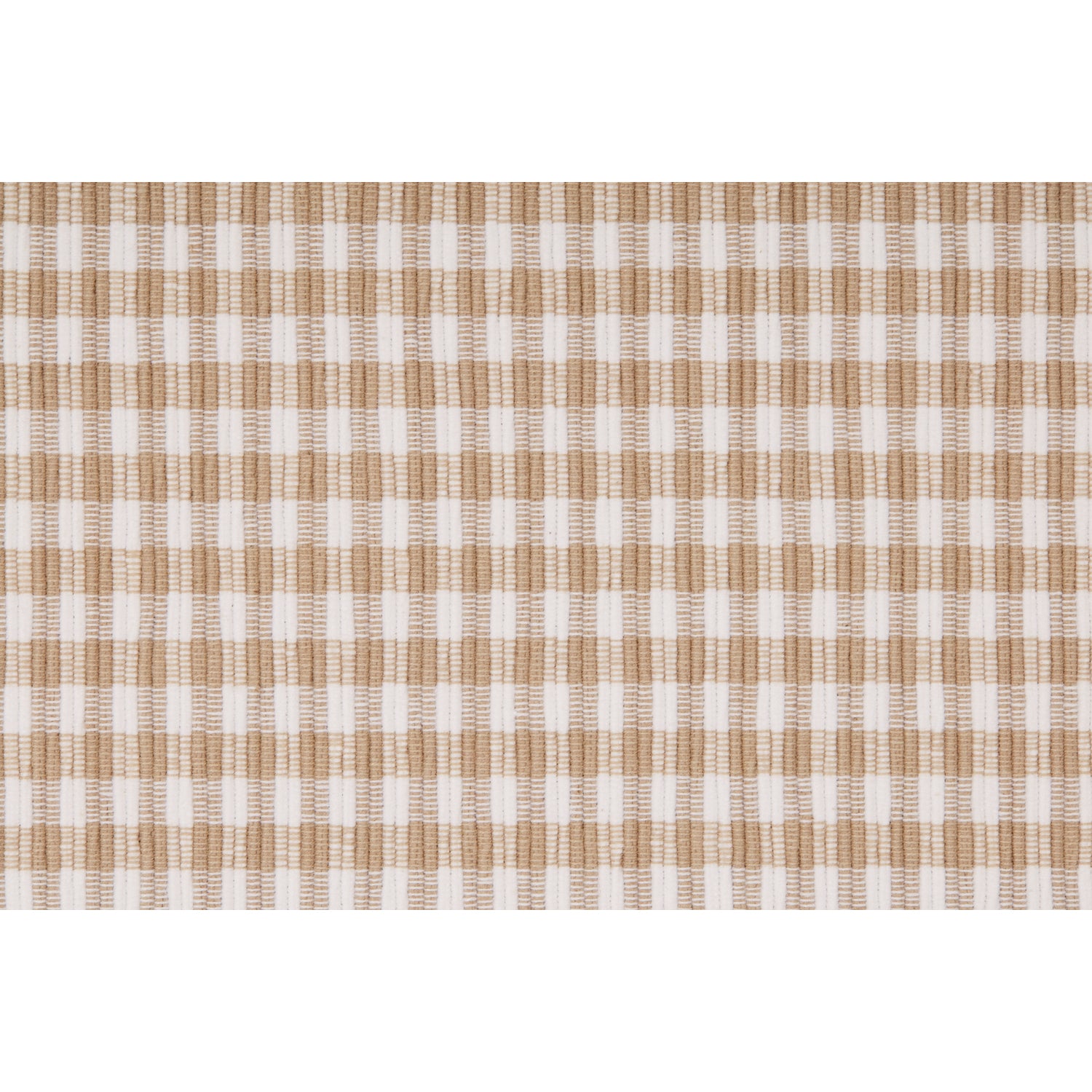 April & Olive Tara Taupe Ribbed Runner 13x72 By VHC Brands