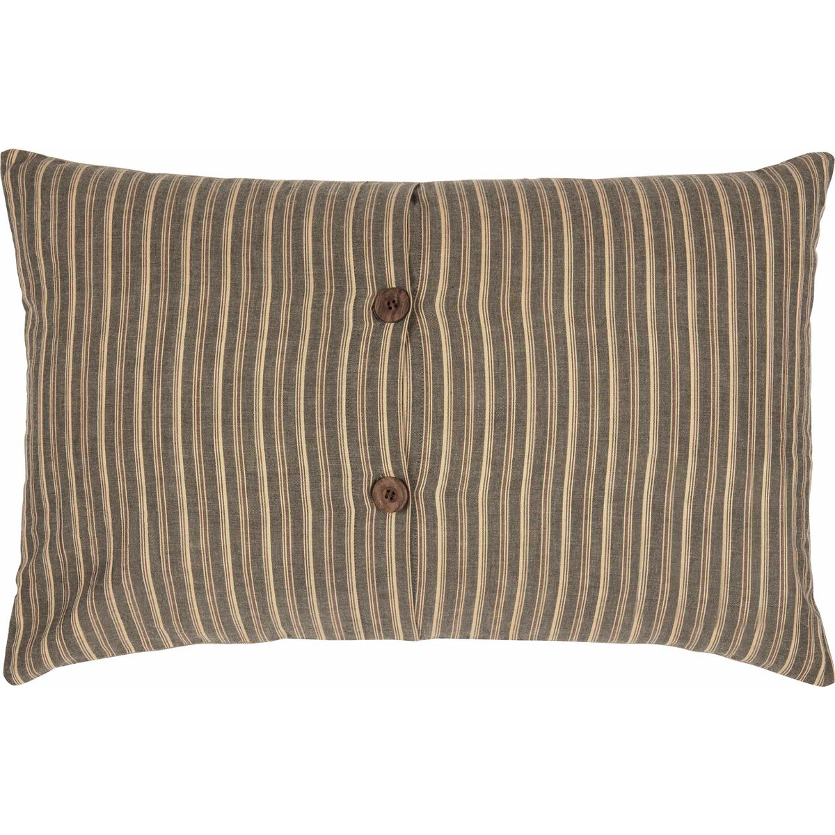 April & Olive Sawyer Mill Charcoal Farmhouse Pillow 14x22 By VHC Brands