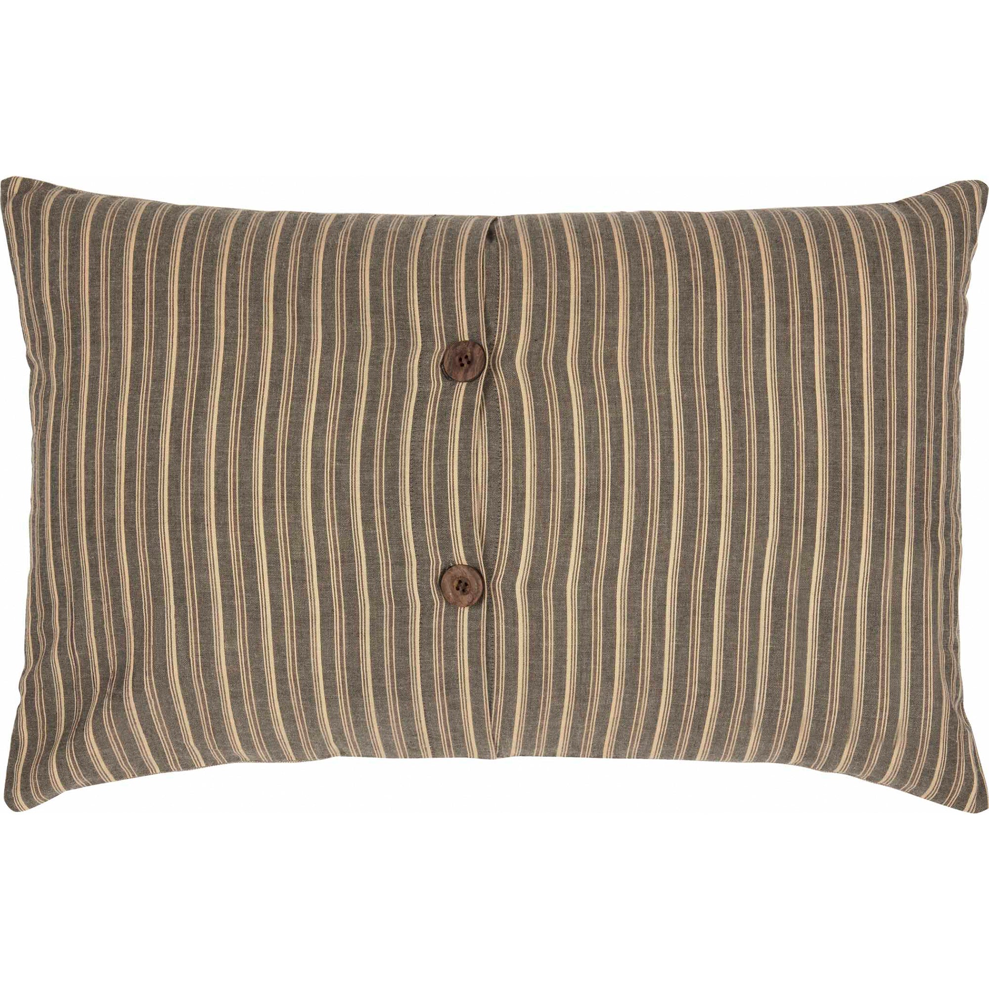 April & Olive Sawyer Mill Charcoal Farmhouse Pillow 14x22 By VHC Brands