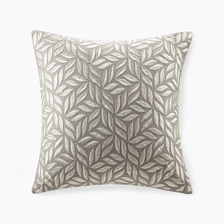 Croscill Home Melodia Square Decor Pillow - Grey  - 20x20" Shop Online & Save - ExpressHomeDirect.com
