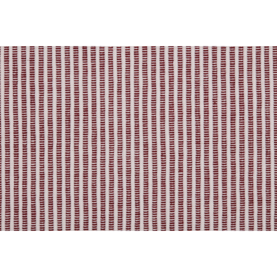 April & Olive Ashton Burgundy Ribbed Runner 13x72 By VHC Brands