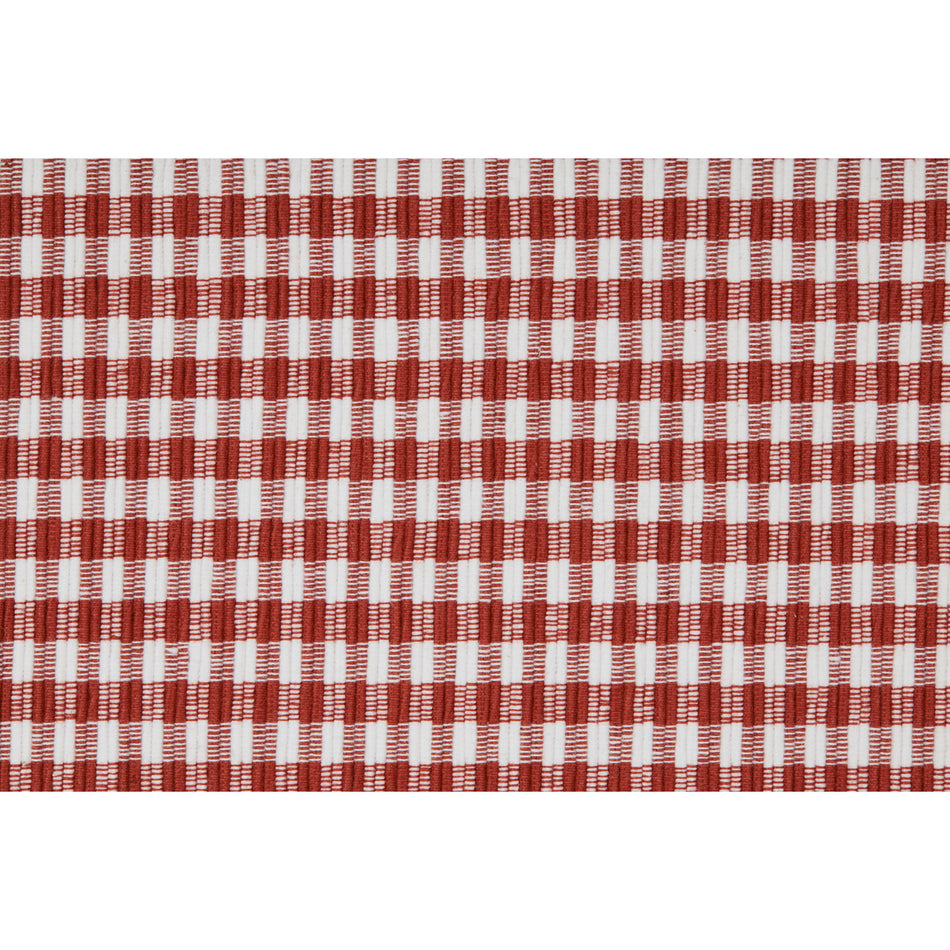 April & Olive Tara Rust Ribbed Runner 13x90 By VHC Brands
