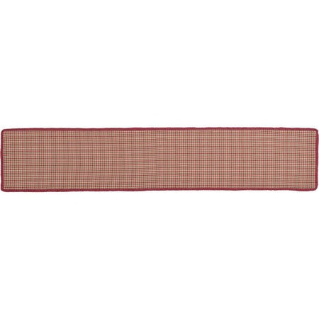 Seasons Crest Jonathan Plaid Ruffled Runner 13x72 By VHC Brands