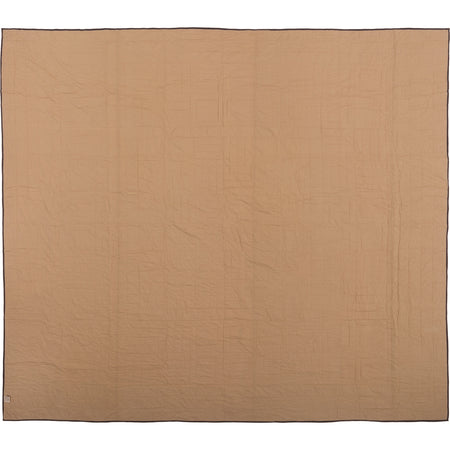 Mayflower Market Black Check Star California King Quilt 130Wx115L By VHC Brands