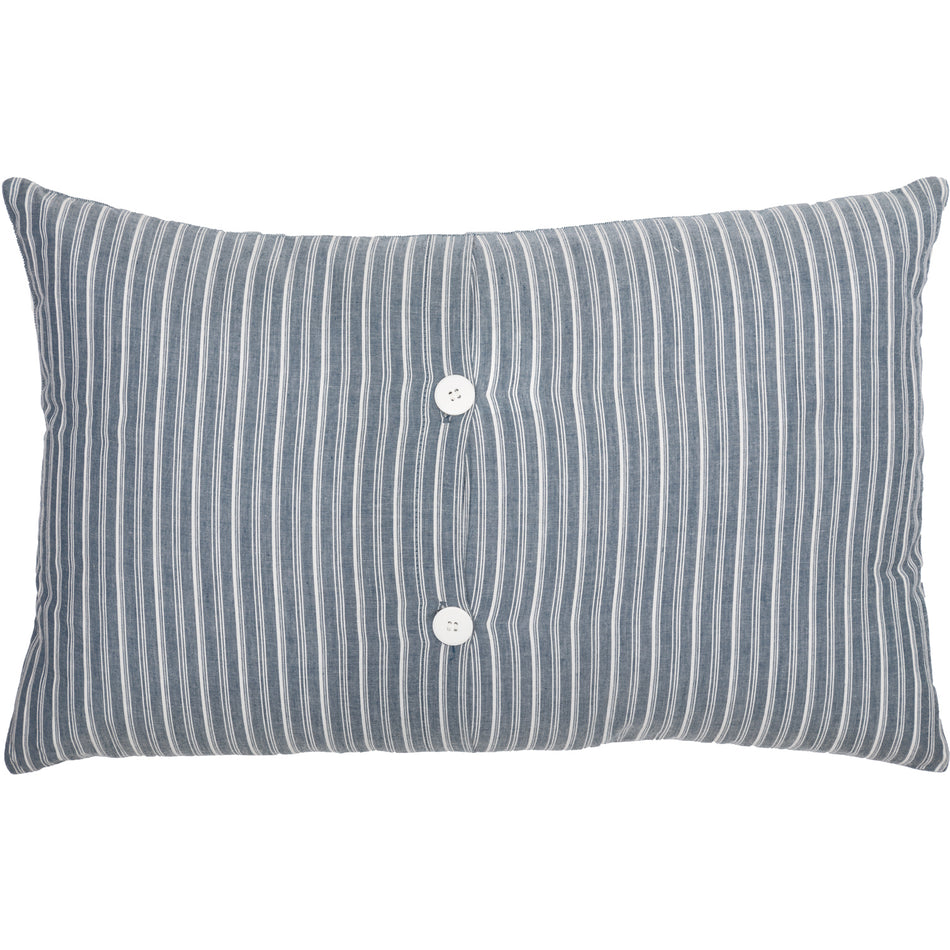 April & Olive Sawyer Mill Blue Farmhouse Pillow 14x22 By VHC Brands
