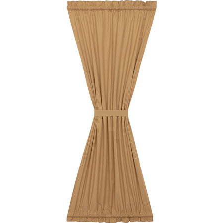 April & Olive Simple Life Flax Khaki Door Panel 72x40 By VHC Brands