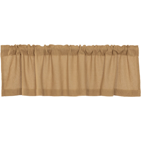 April & Olive Burlap Natural Valance 16x60 By VHC Brands