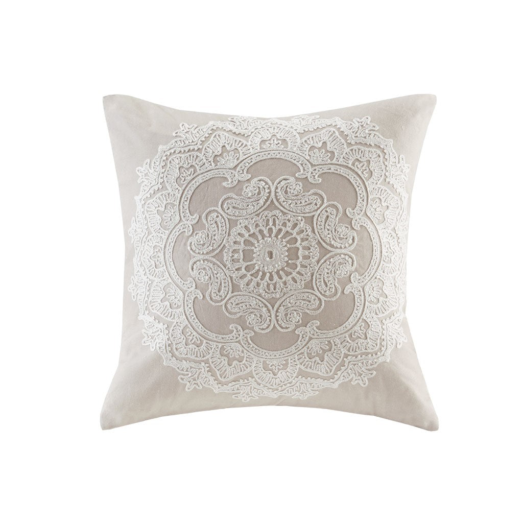 Harbor House Suzanna Square Pillow - Taupe - 18x18"