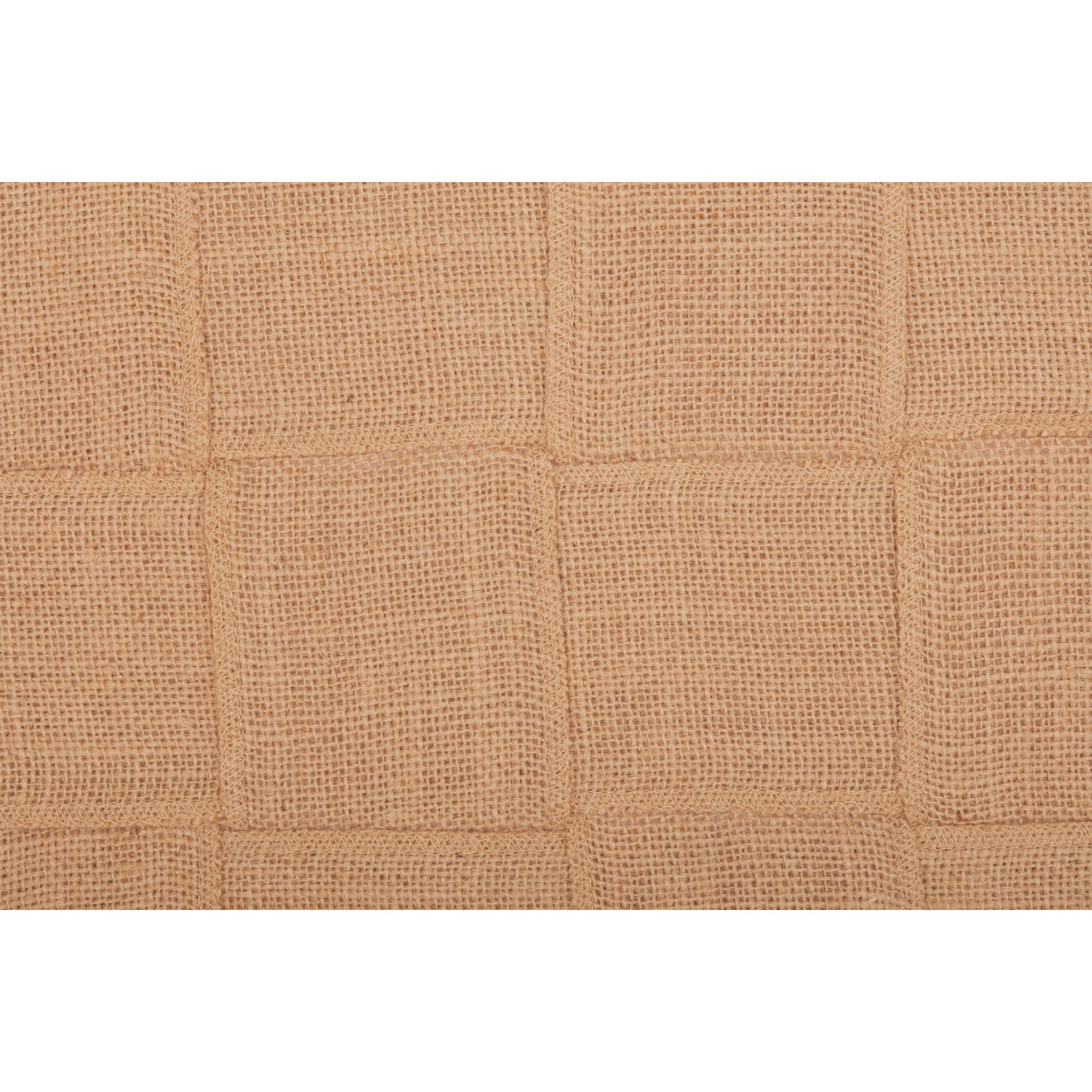 Seasons Crest Jute Burlap Natural Basket Weave Runner 13x48 By VHC Brands