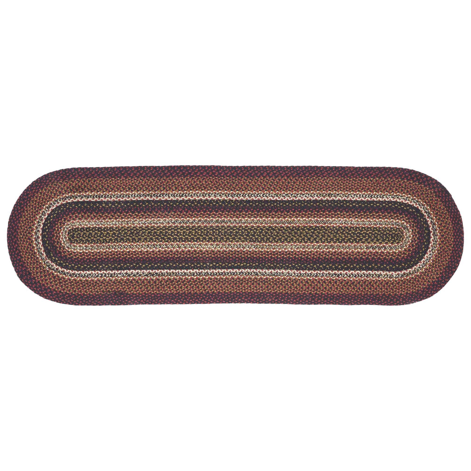 Oak & Asher Beckham Jute Rug/Runner Oval w/ Pad 22x72 By VHC Brands