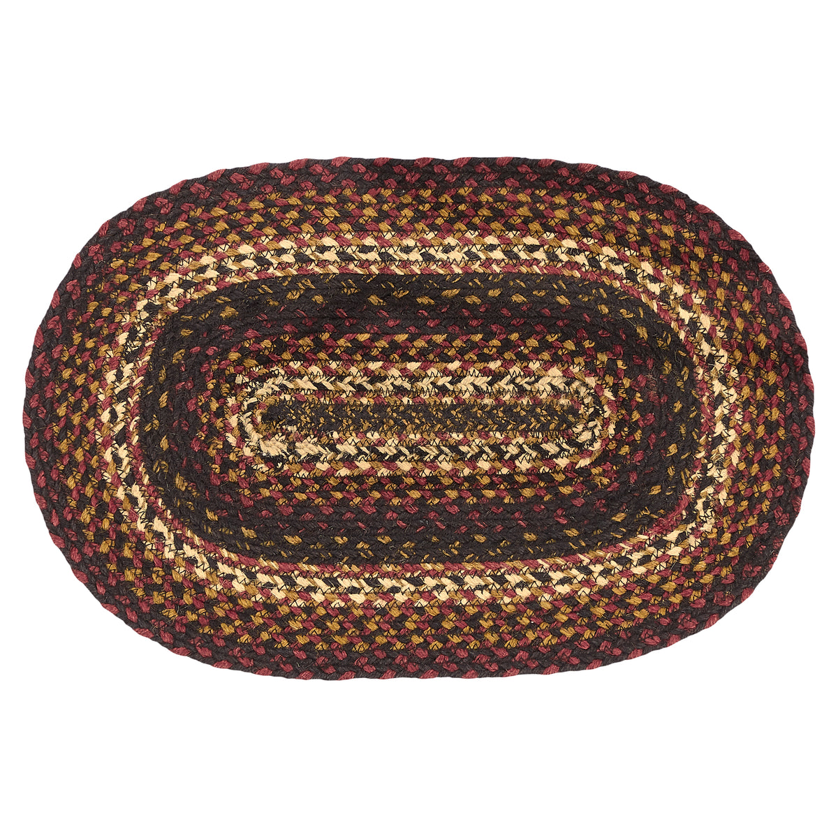 Oak & Asher Beckham Jute Oval Placemat 12x18 By VHC Brands