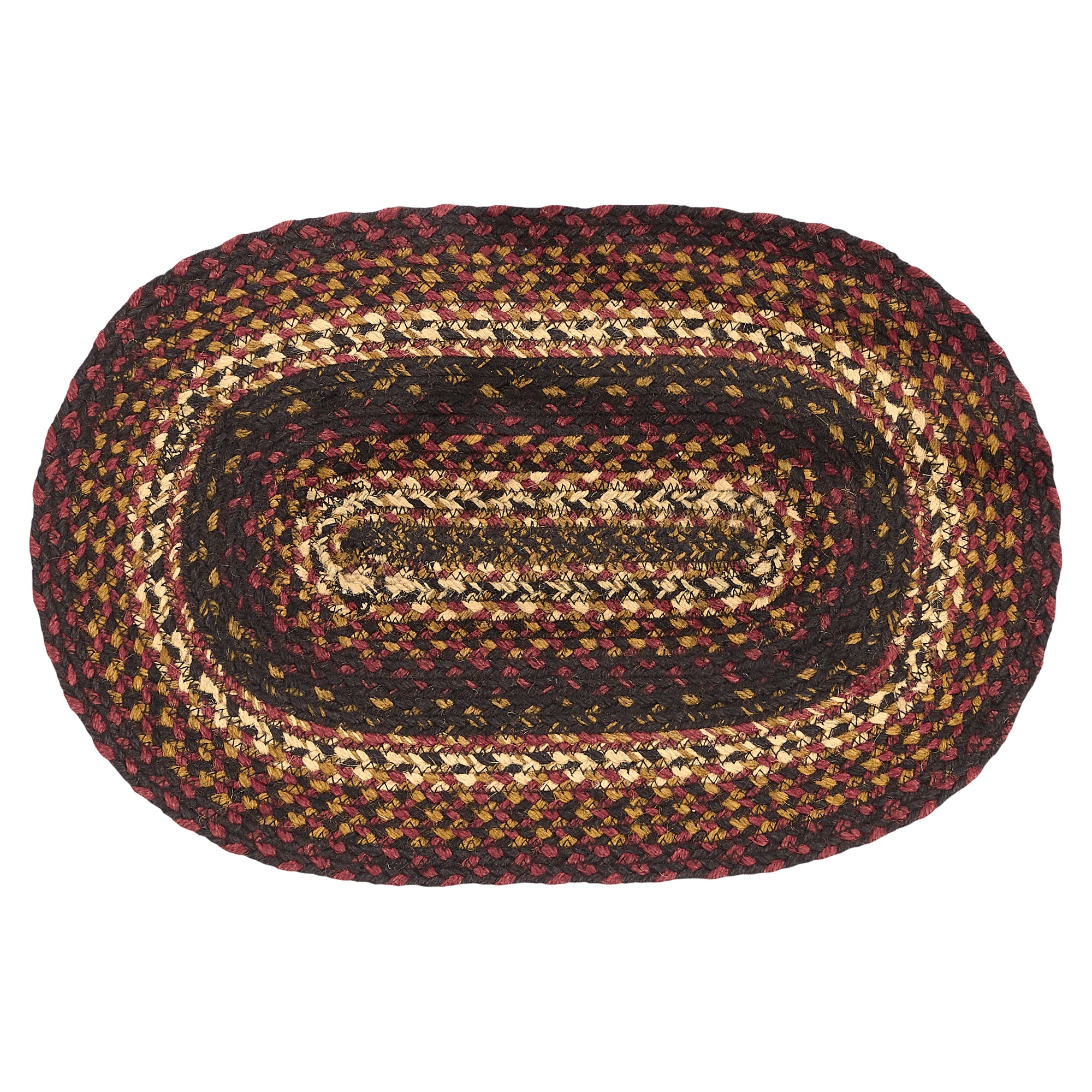 Oak & Asher Beckham Jute Oval Placemat 12x18 By VHC Brands