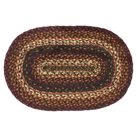 Oak & Asher Beckham Jute Oval Placemat 12x18 By VHC Brands