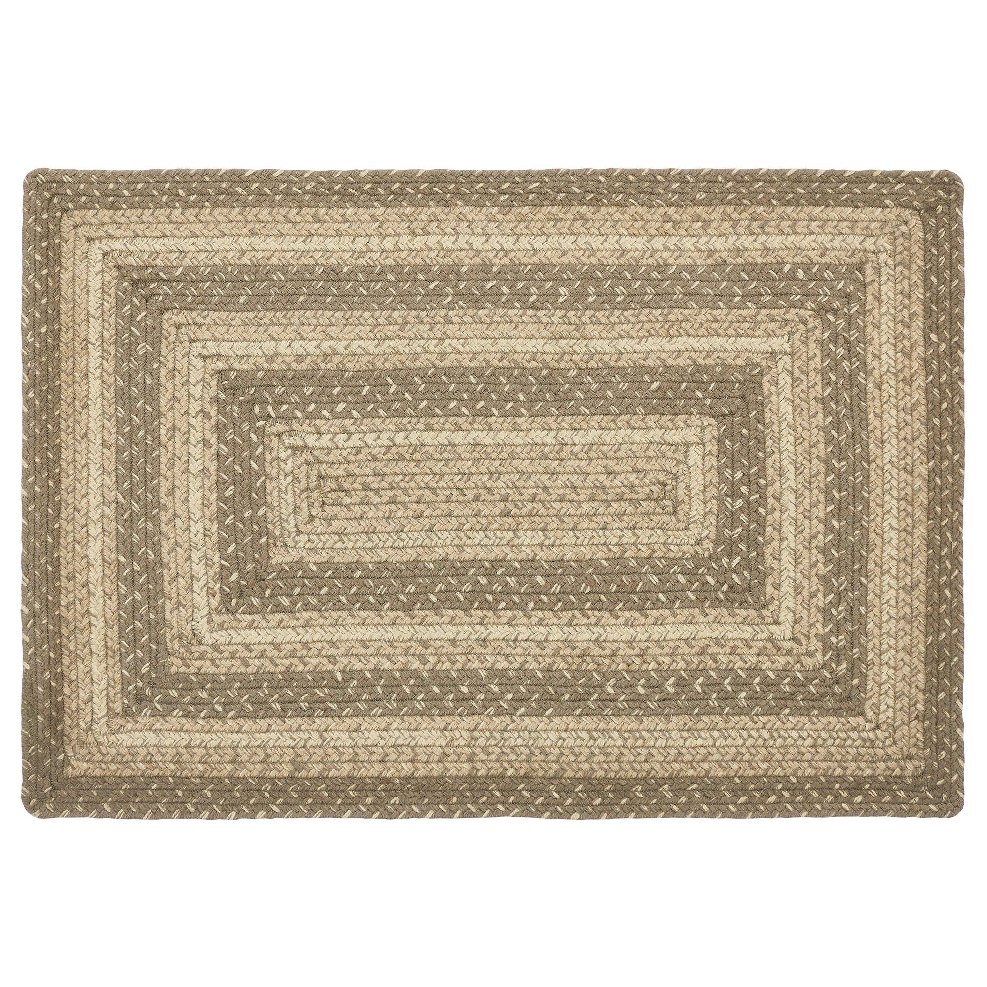 April & Olive Cobblestone Jute Rug Rect w/ Pad 20x30 By VHC Brands