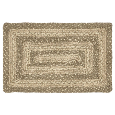 April & Olive Cobblestone Jute Rect Placemat 12x18 By VHC Brands