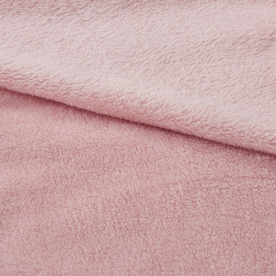 Antimicrobial Plush Blanket - Blush - Full Size / Queen Size