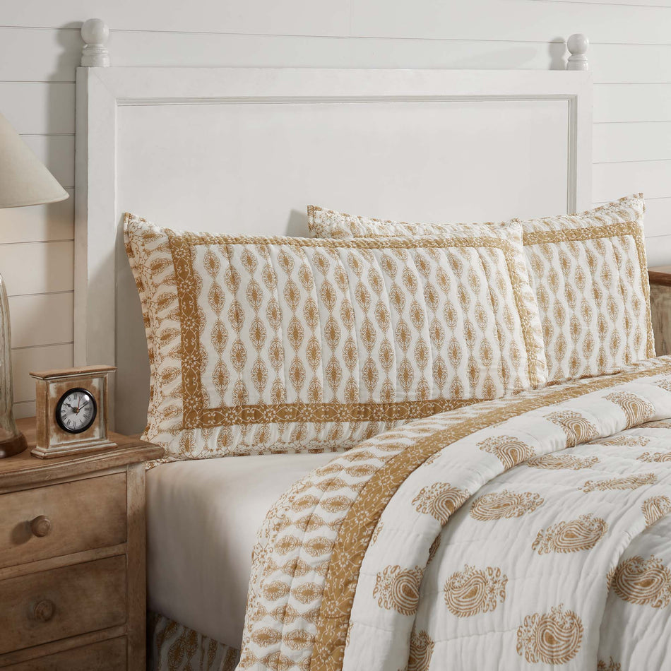 Avani Gold King Sham 21x37