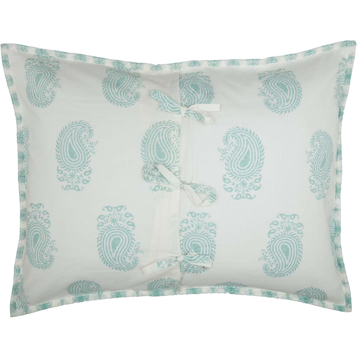 April & Olive Avani Sea Glass Standard Sham 21x27 By VHC Brands