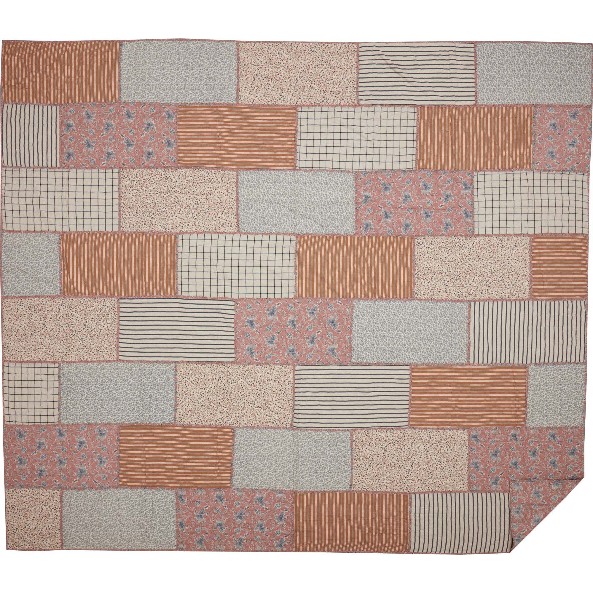 April & Olive Kaila Luxury King Quilt 120Wx105L By VHC Brands