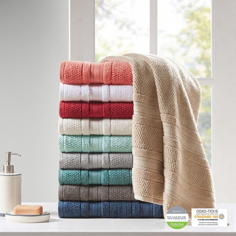 Madison Park Essentials Adrien Super Soft Cotton Quick Dry Bath Towel 6 Piece Set - Seafoam  Shop Online & Save - ExpressHomeDirect.com