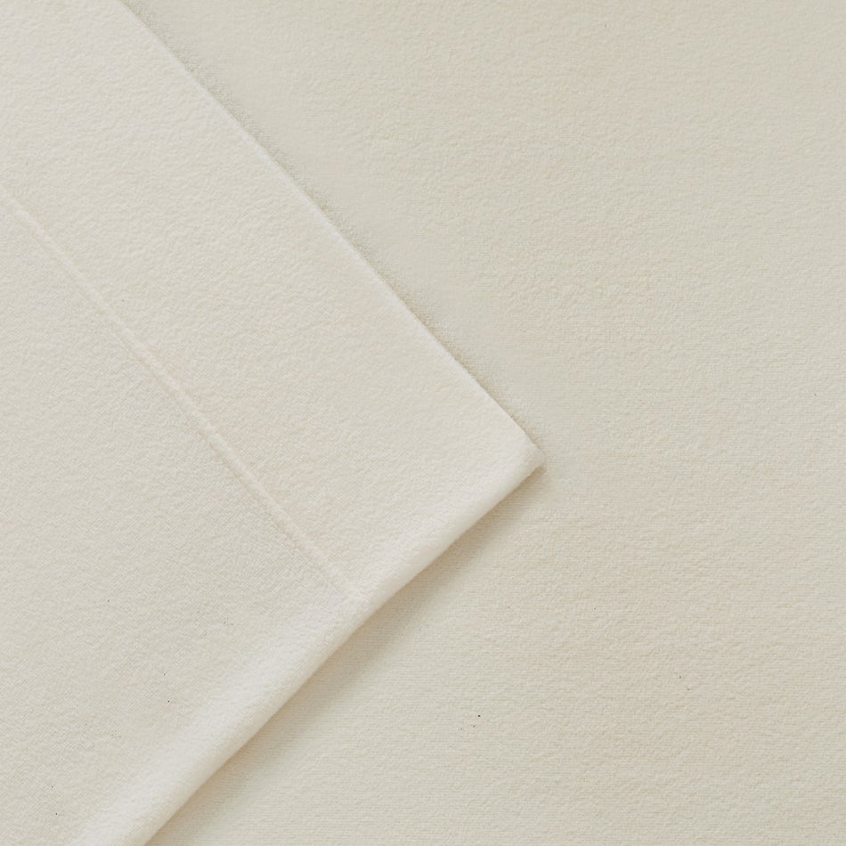 3M Scotchgard Micro Fleece Anti-Pill Sheet Set - Ivory - King Size