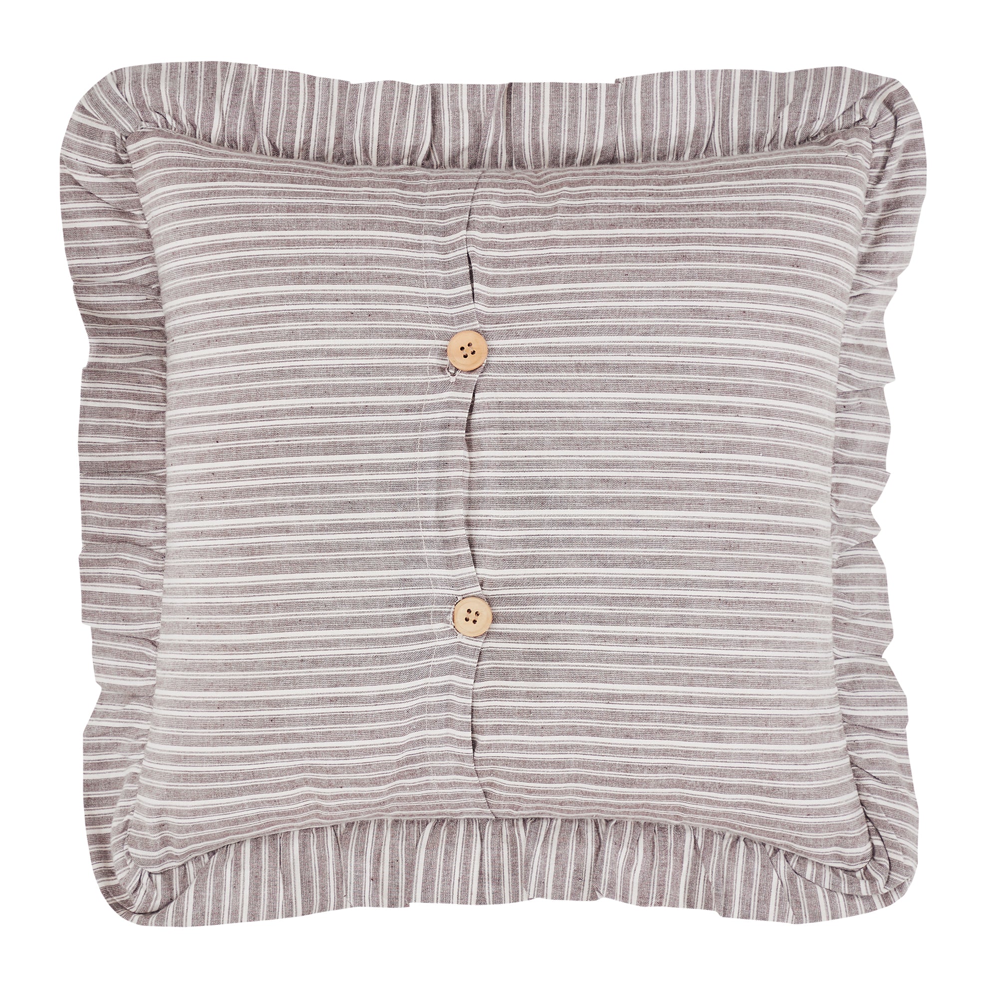 April & Olive Florette Floral Bouquet Ruffled Pillow 18x18 By VHC Brands