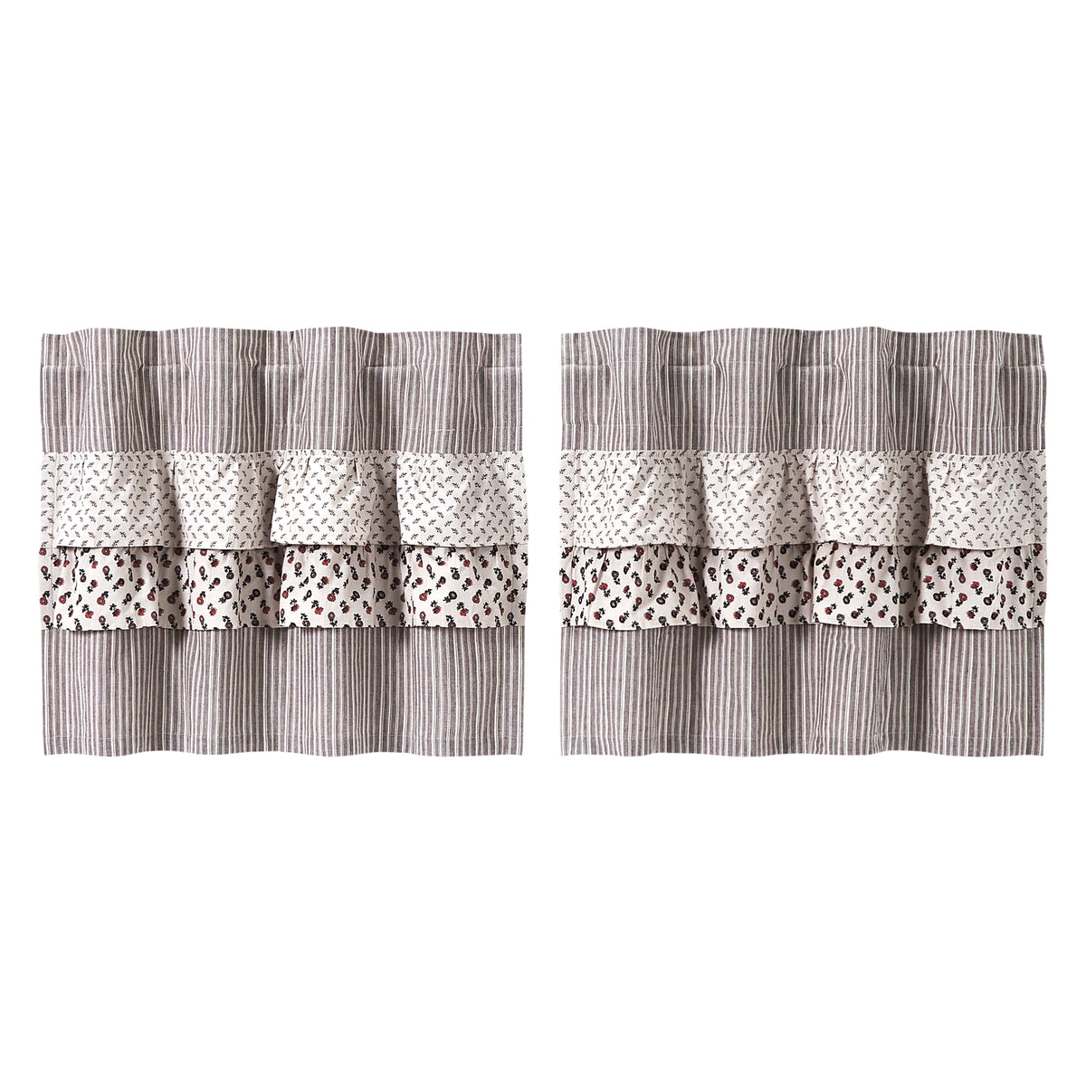 April & Olive Florette Ruffled Tier Set of 2 L24xW36 By VHC Brands