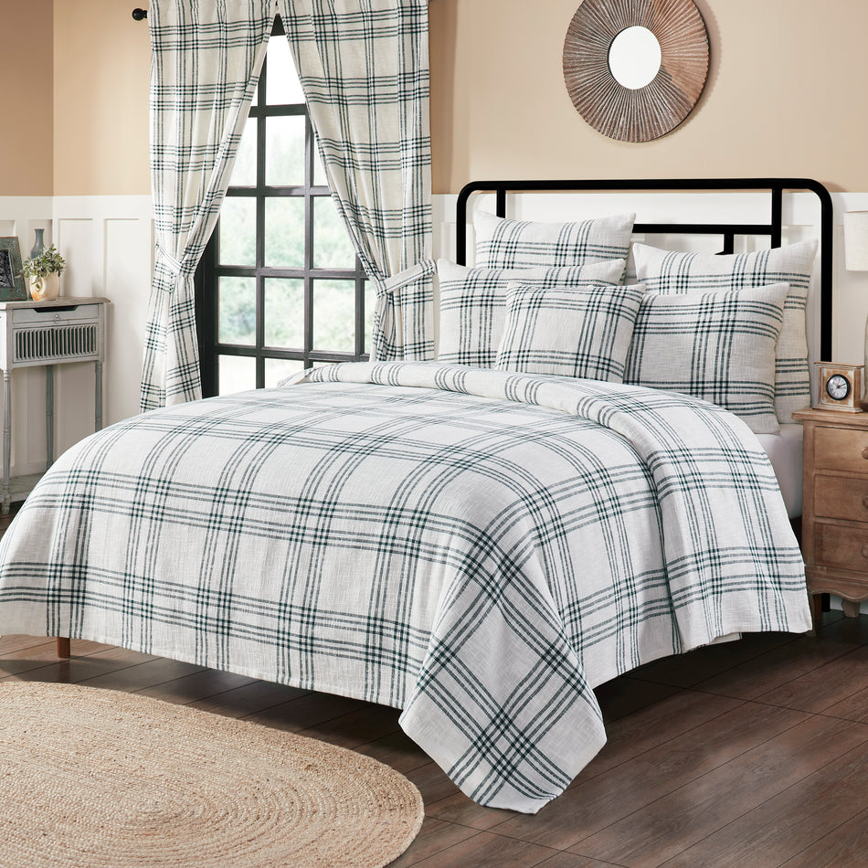 Pine Grove Plaid Twin Coverlet 70x90