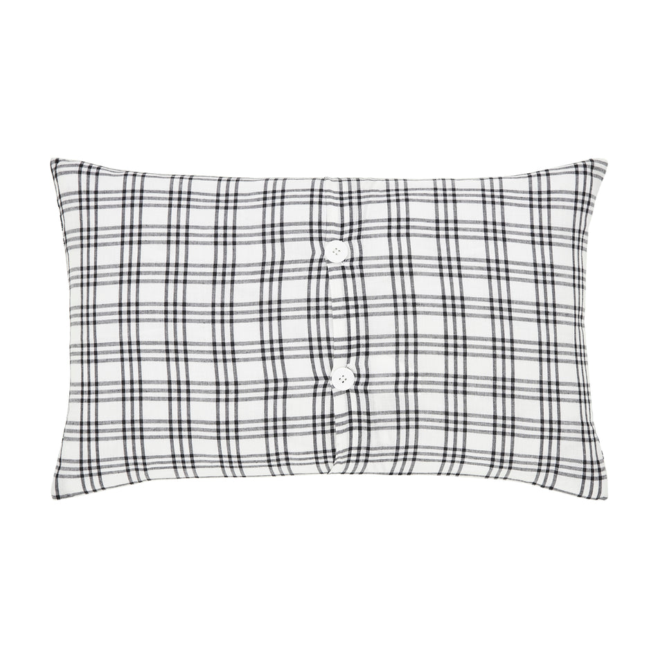 April & Olive Sawyer Mill Black Family Pillow 14x22 By VHC Brands