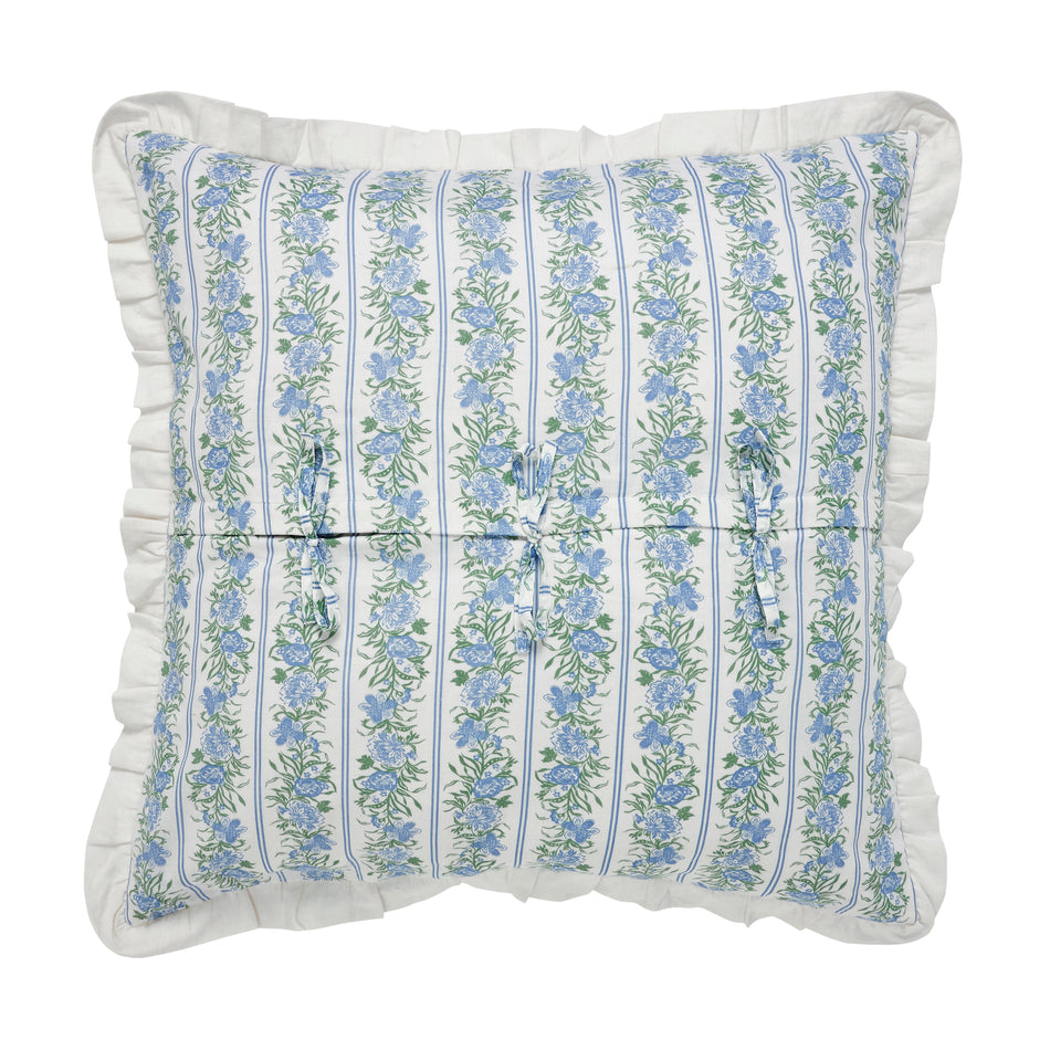 April & Olive Jolie Fabric Euro Sham 26x26 By VHC Brands