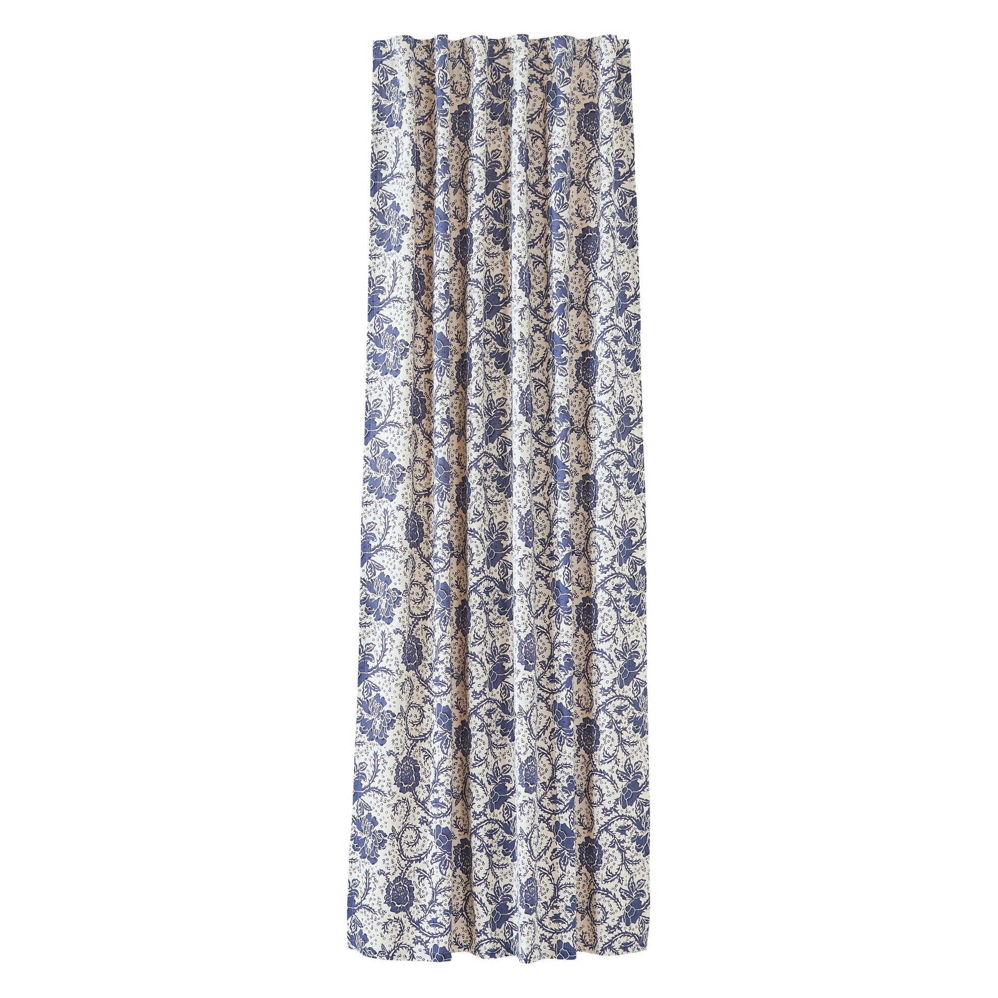 April & Olive Dorset Navy Floral Panel 96x50 By VHC Brands