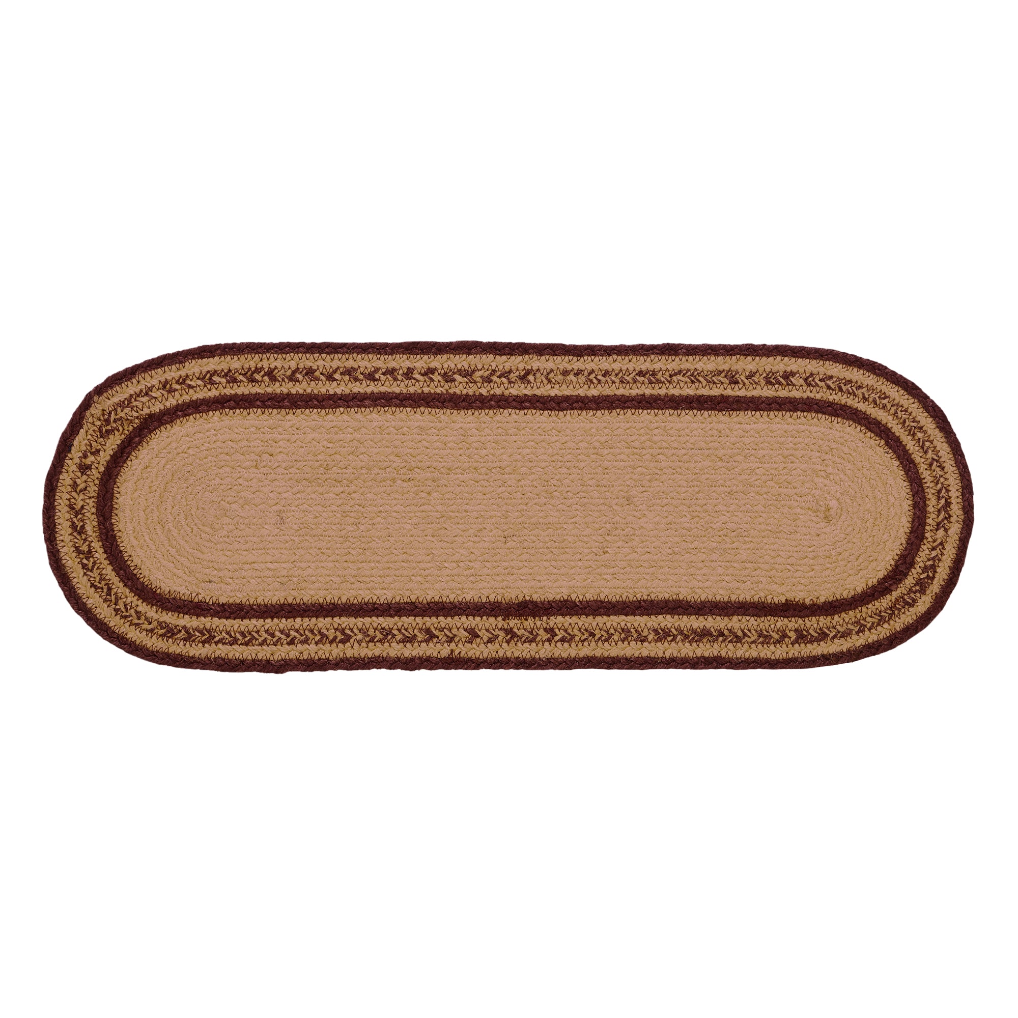 Mayflower Market Potomac Jute Runner Stencil Stars 8x24 By VHC Brands
