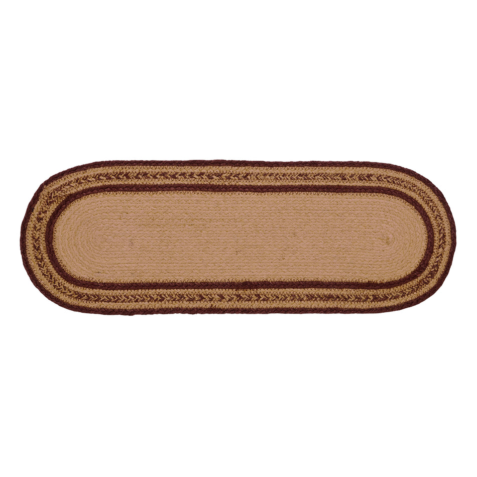 Mayflower Market Potomac Jute Runner Stencil Stars 8x24 By VHC Brands