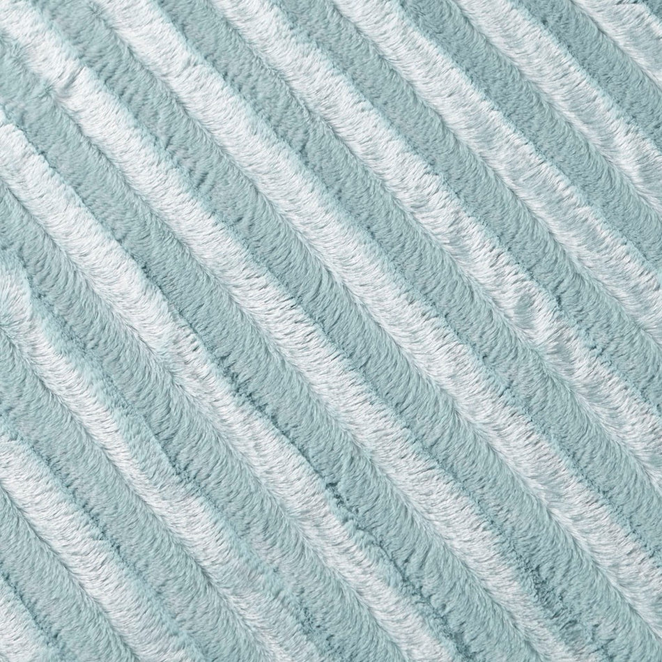 Duke Long Fur Throw - Blue - 50x60"