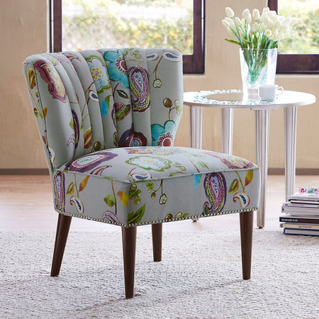 Madison Park Korey Channel Back Slipper Chair - Multicolor  Shop Online & Save - ExpressHomeDirect.com