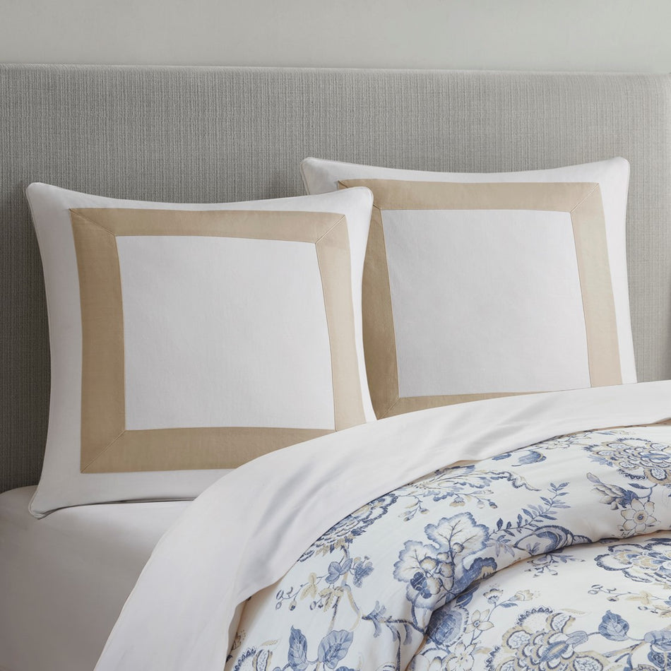 Croscill Home Perla European Pillow Sham - Tan  - 26x26" Shop Online & Save - ExpressHomeDirect.com