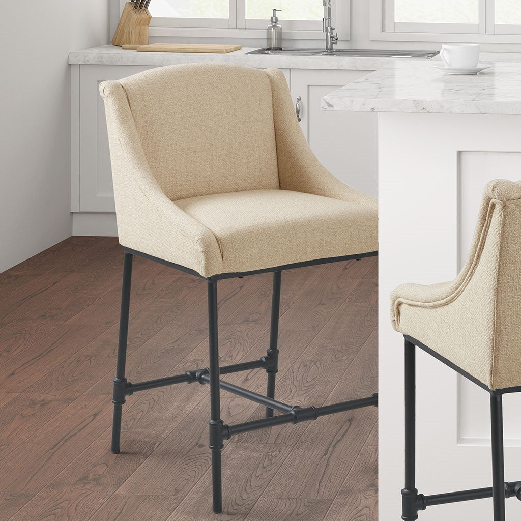 Madison Park Maddox Counter Stool - Beige 