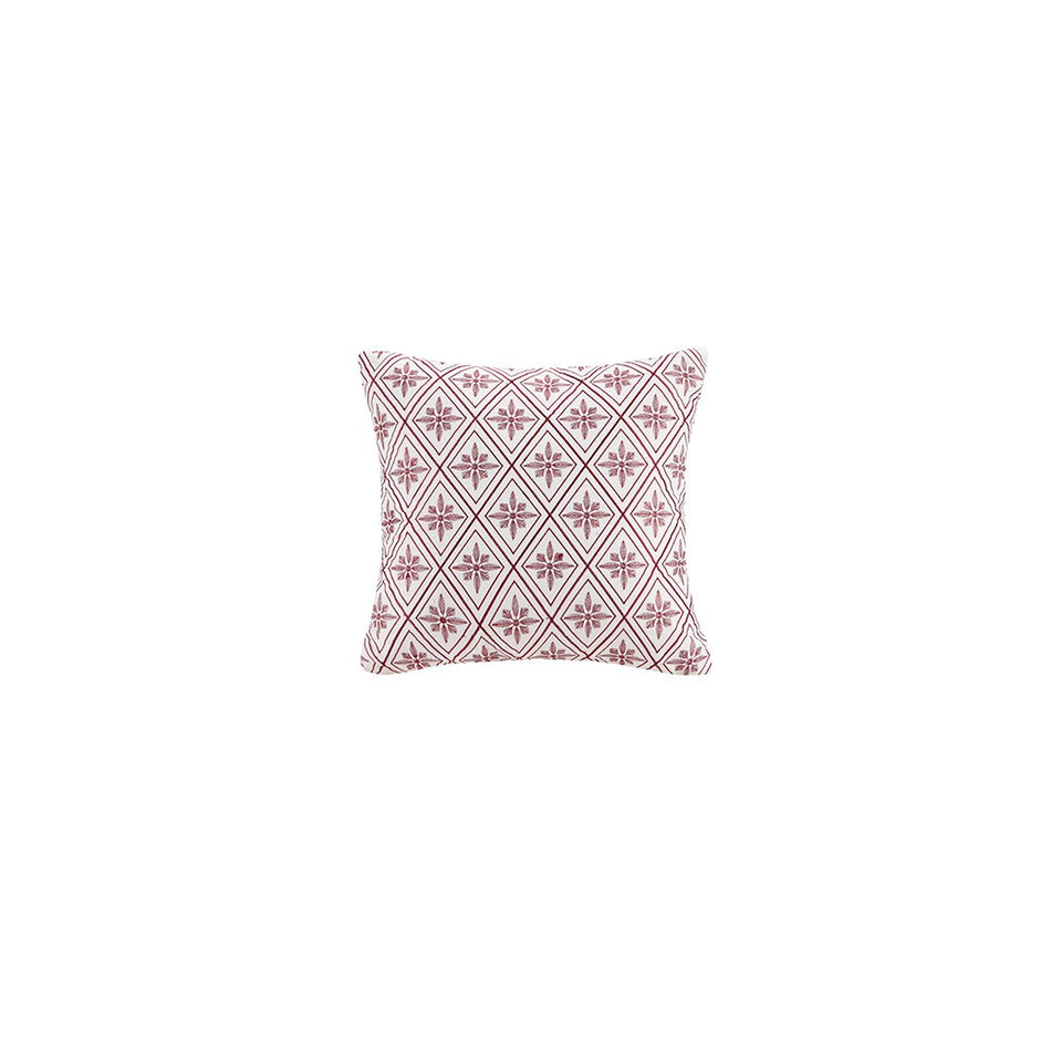 N Natori Cherry Blossom Square Pillow - Multicolor - 16x16"