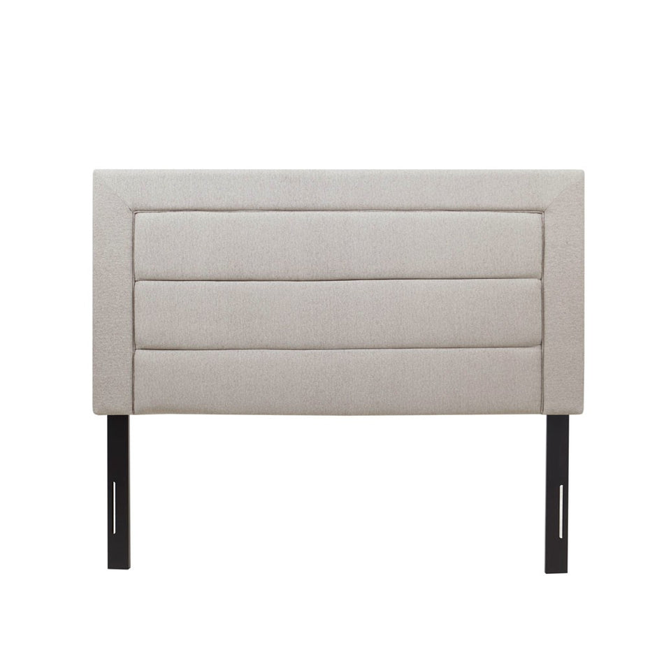 Rebecca Quilted Upholstered King Headboard - Grey - King Size