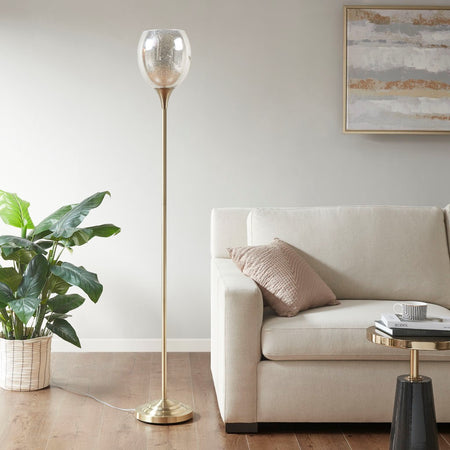 Hampton Hill Bellow Uplight Floor Lamp with Mercury Glass Shade - Antique Brass  Shop Online & Save - ExpressHomeDirect.com