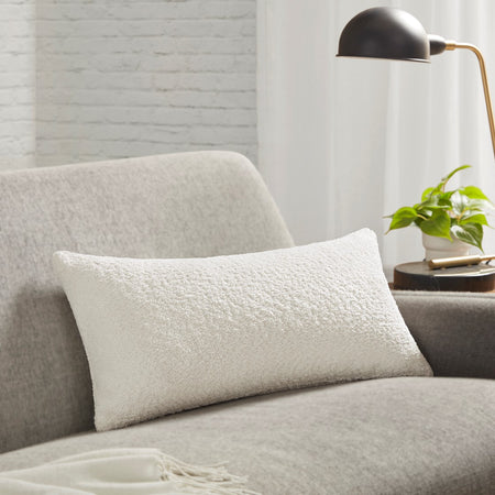 Croscill Casual Sedona Boucle Boucle Oblong Decor Pillow - White  - 12x24" Shop Online & Save - ExpressHomeDirect.com